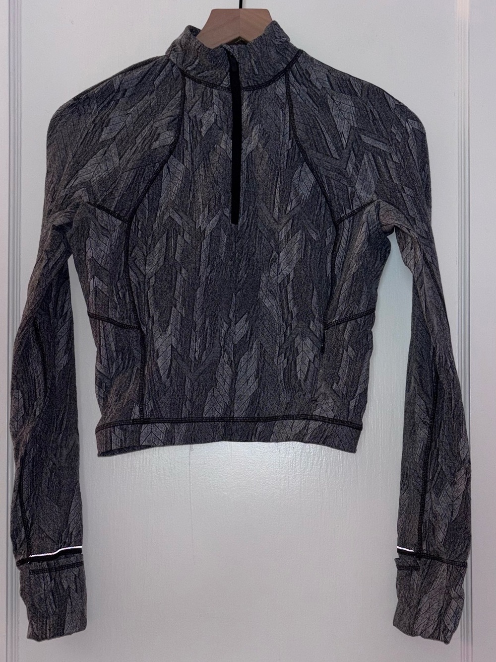 Lululemon Cropped 3/4 Zip Up Jacket